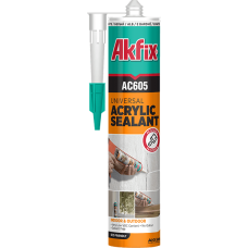 жидкий клей - Akfix AC605 Acrylic Sealant 310Ml White