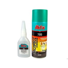 Быстросохнующий клей - Akfix 705 Mdf Kit (B65Gr+200Ml)