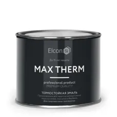 Термостойкая эмаль Elcon Max Therm,антрацит 600 градусов 0,4 кг