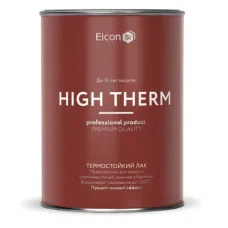 Термостойкий лак для печей и каминов Elcon Elcon High Therm,бесцветный 250 градусов 0,7 кг