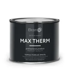 Термостойкая эмаль Elcon Max Therm,черный 1000 градусов 0,4 кг
