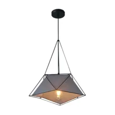 Люстра потолочная 159-17380 Tekled, MURCIELAGO 40W 1xE27 СЕРЫЙ D40xH50см