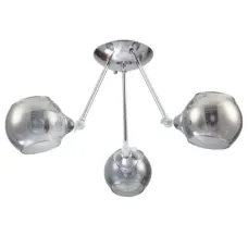 Люстра потолочная 159-17584 Tekled, 52035 3хЕ27 ХРОМ+БЕЛЫЙ 3 лампы