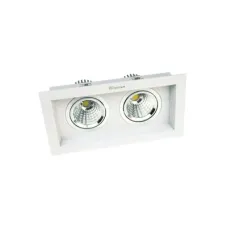 Потолочный светильник 165-03522 Tekled, DOWNLIGHTLED RS-2112C-2 2х10Вт ЧЕРНЫЙ 6000К