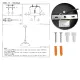 Светильник подвесной 150-15040 Tekled, 6015 E27 40W ЧЕРНЫЙ