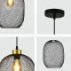 Светильник подвесной 150-18238 Tekled, HFD0422-1L E27 D260 ЧЕРНЫЙ