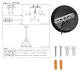 Светильник подвесной 150-17948 Tekled, SY1163 1xE27