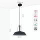 Светильник подвесной 150-18109 Tekled, MU0101 D360 1xE27