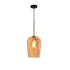 Люстра потолочная 156-19494 Tekled, 8475-1AM E27 ЯНТАРНОЕ СТЕКЛО