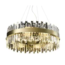 Люстра потолочная 156-19558 Tekled, BLK D600H250 16xE14 ЖЕЛЕЗО+ХРУСТАЛЬ