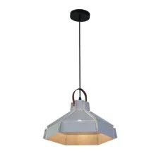 Люстра потолочная 159-17354 Tekled, ESAGONO MINI 40W 1xE27 ЧЕРНАЯ D40xH25sm E27