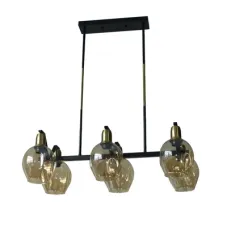 Люстра потолочная 159-17396 Tekled, 10176B 40W 6xE27 СТЕКЛО ПЛАСТИК