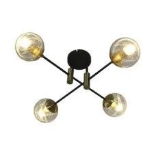Люстра потолочная 159-17430 Tekled, 1026 40W 4xE27 CLEAR GLASS