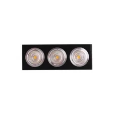 Встраиваемый потолочный светильник 165-033262 Tekled, OC002C 3х5Вт 3000К ЧЕРНЫЙ 100-265В