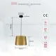 Светильник подвесной 150-17978 Tekled, S3003 60W СЕРЫЙ E27 300*350*250