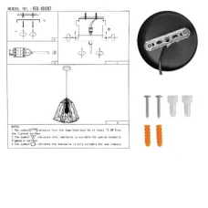 Светильник подвесной 150-18087 Tekled, 6589-1P МЕТАЛЛ 1XE27 D390