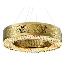 Люстра потолочная 156-19564 Tekled, BLK D600H130 8xE14 ЖЕЛЕЗО+ХРУСТАЛЬ
