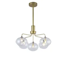 Люстра потолочная 158-19698 Tekled, HFX0196-5 5xG9 ЗОЛОТО