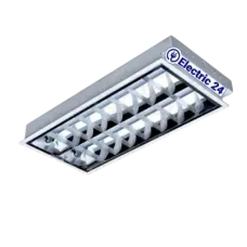 Светильник 111-15020 Tekled, LRV 2х18 S/A MEGALUX встраиваемый электронный