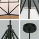 Светильник подвесной 150-17746 Tekled, 6162-1BK E27 40W ЧЕРНЫЙ