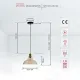 Светильник подвесной 150-17802 Tekled, 6040-1 E27 40W AMBER GLASS