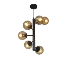 Люстра потолочная 159-17402 Tekled, 10186 40W 6xE27 СТЕКЛО ПЛАСТИК