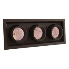Потолочный светильник 165-03948 Tekled, DOWNLIGHT LED DURBUN 3х10W 4000K ЧЕРНЫЙ