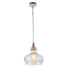 Светильник подвесной 150-17098 Tekled, B519/1L 1XE27 60W ХРОМ
