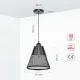 Светильник подвесной 150-18063 Tekled, FR9992 40W E27 D250 ЧЕРНЫЙ