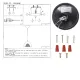 Светильник подвесной 150-18186 Tekled, MD50826-1-S E27 D220 RUST