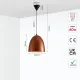Светильник подвесной 150-18189 Tekled, MD50826-1 E27 D300 БРОНЗА