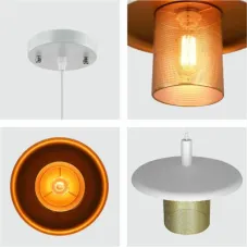 Светильник подвесной 150-18278 Tekled, SY2090-460 БЕЛЫЙ E27