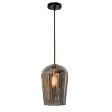 Люстра потолочная 156-19492 Tekled, 8475-1SK E27 ЯНТАРНОЕ СТЕКЛО