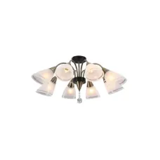 Люстра потолочная 159-17730 Tekled, 8331 8xE27 ANTIQUE BRASS+BLACK