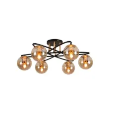 Люстра потолочная 159-17738 Tekled, 8359 6xE27 GOLD+BLACK
