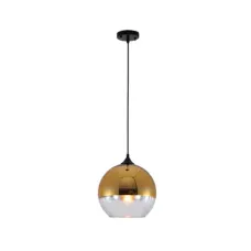 Люстра потолочная 159-17742 Tekled, 8461 1xE27 BLACK+GOLD