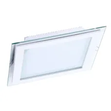 Потолочный светильник 165-03642 Tekled, DL LED GLASS KVADRO PANEL12W 3000K