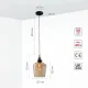 Светильник подвесной 150-17826 Tekled, 8056-1P 1xE27 40W