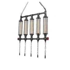 Светильник подвесной 150-18174 Tekled, MD51052-5 5xE27 RUST