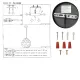 Светильник подвесной 150-18266 Tekled, SY2082-300 ЧЕРНЫЙ E27
