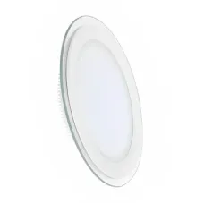 Светодиодный встраиваемый светильник круглый ELT, UltraGlass ДВО1810 6W-4000K-Wh EL