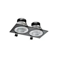 Встраиваемый потолочный светильник 165-03325 Tekled, OC002B 2х5Вт 5000К ЧЕРНЫЙ