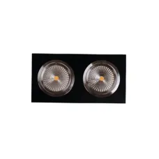 Встраиваемый потолочный светильник 165-033372 Tekled, OC004B 2х10Вт 3000К ЧЕРНЫЙ 100-265В