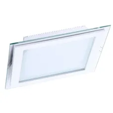 Потолочный светильник 165-03643 Tekled, DL LED GLASS KVADRO PANEL12W 4500K