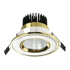 Светильник встраиваемый 144-03444 Tekled, OC017 5W БЕЛОЕ ЗОЛОТО 5000K