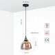 Светильник подвесной 150-17804 Tekled, 6041-1 E27 40W AMBER GLASS
