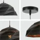 Светильник подвесной 150-18150 Tekled, HFD0221A-1L E27 ЧЕРНЫЙ+ЗОЛОТО