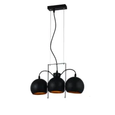 Светильник подвесной 150-18318 Tekled, MD65460-3 ЧЕРНЫЙ 40Вт E27