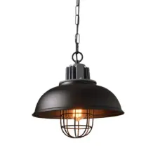 Светильник подвесной 150-18352 Tekled, РЕТРО 1xE27 ЧЕРНЫЙ 330мм