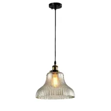 Люстра потолочная 156-19466 Tekled, 8619-1AM E27 ЯНТАРНОЕ СТЕКЛО